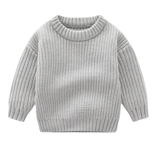 Knit Sweater- Gray